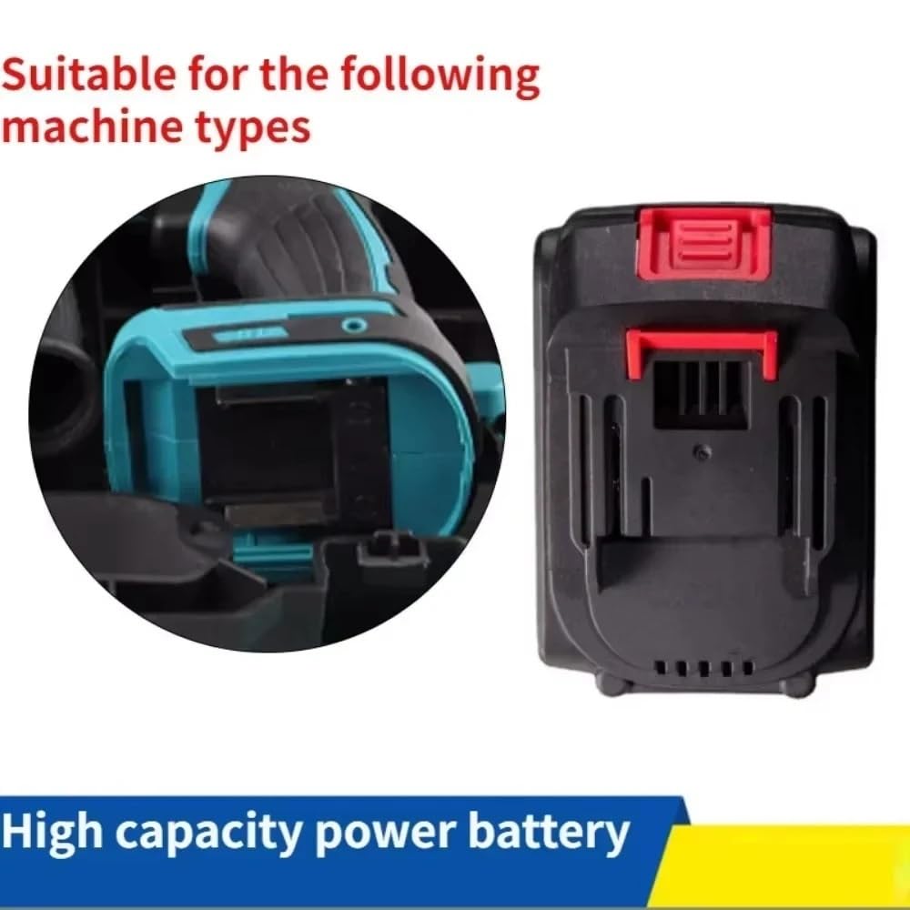 Batteria for utensili ricaricabile agli ioni di litio ad alta capacità | 998VF, compatibile con Makita, alimentazione elettrica 18 V/21 V(2 Battery)