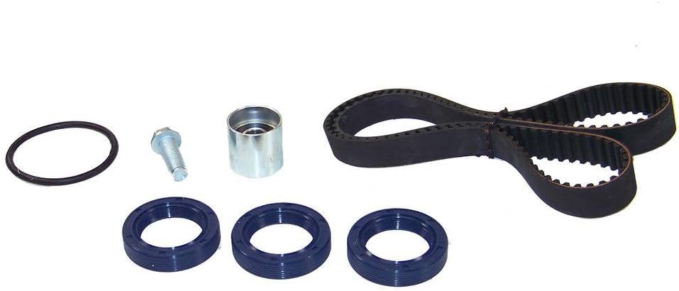 DNJ TBK800BWP Timing Belt Kit with Water Pump for 1999-2006 Audi, Volkswagen A4, A4 Quattro, Beetle 1.8L L4 20V DOHC 1781cc