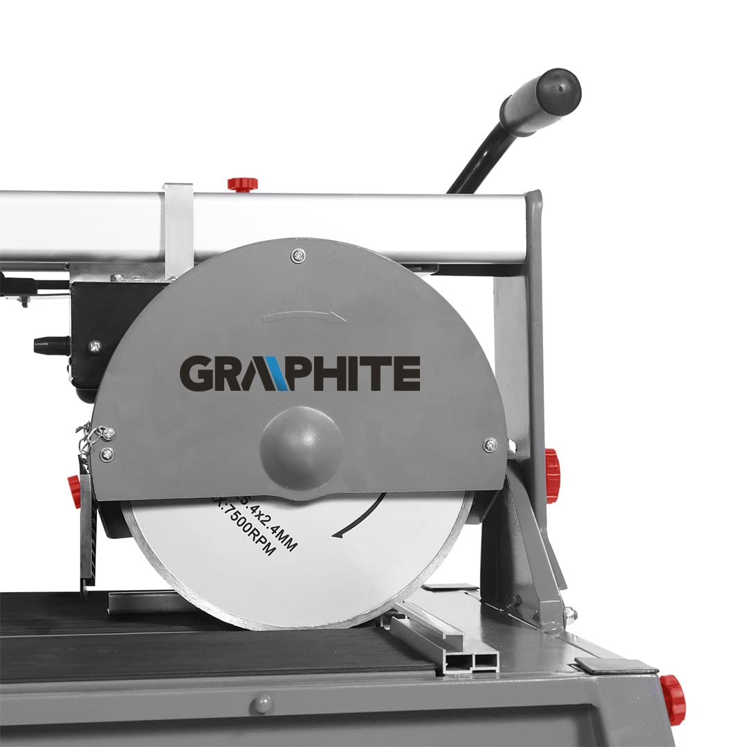 GRAPHITE Fliesenschneidemaschine 1500W 250x25 mm Schneidbereich 1200 mm max Schnitttiefe 90º/45º 52/46 mm