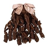 UKCOCO Retro Pferdeschwanz Haarteil Lockig Cosplay Perücke Damen Leichtes Synthetisches Haar...