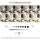 Leselampe Wandmontage Led Bettleuchte Berührungsschalter Dimmbare Schwanenhals Lampe Bett Leseleuchte Warmweiße Bettlampe mit Schalter Und Steckerkabel Schwarz /Weiß 2er Set, 320Lm / 3000K / 4W