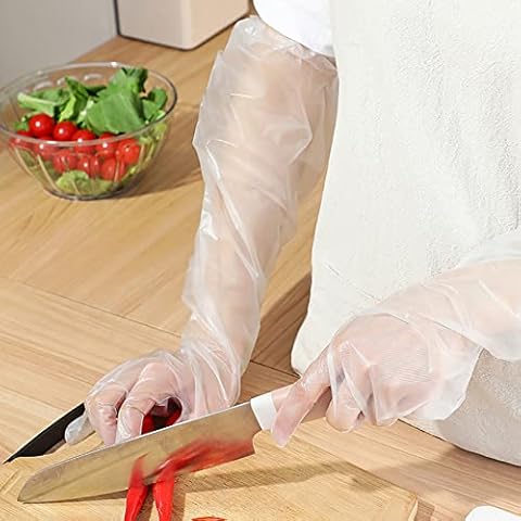 DINOWIN 23-Inch Disposable Cleaning Gloves Cover