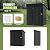 4.5 Ft. W X 2.5 Ft. D Metal Lean-to Storage Shed