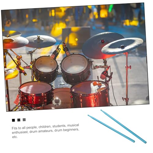 Baquetas de Percusión Metálicas 5A Azul 40 cm miniatura 6