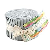 Bella Solids Zen Grey Jr Jelly Roll (9900JJR 185) by Moda House Designer for Moda