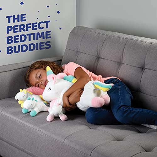 Prextex Plush Unicorn Toys Stuffed Animal W/ 3 Unicorn Baby Stuffed Animals - Big Unicorn Zippers 3 Little Plush Baby Unicorns - Unicorn Plush Toys For Kids 3-5 - Unicorn Toy - Gift For Unicorn Lovers #TOP3