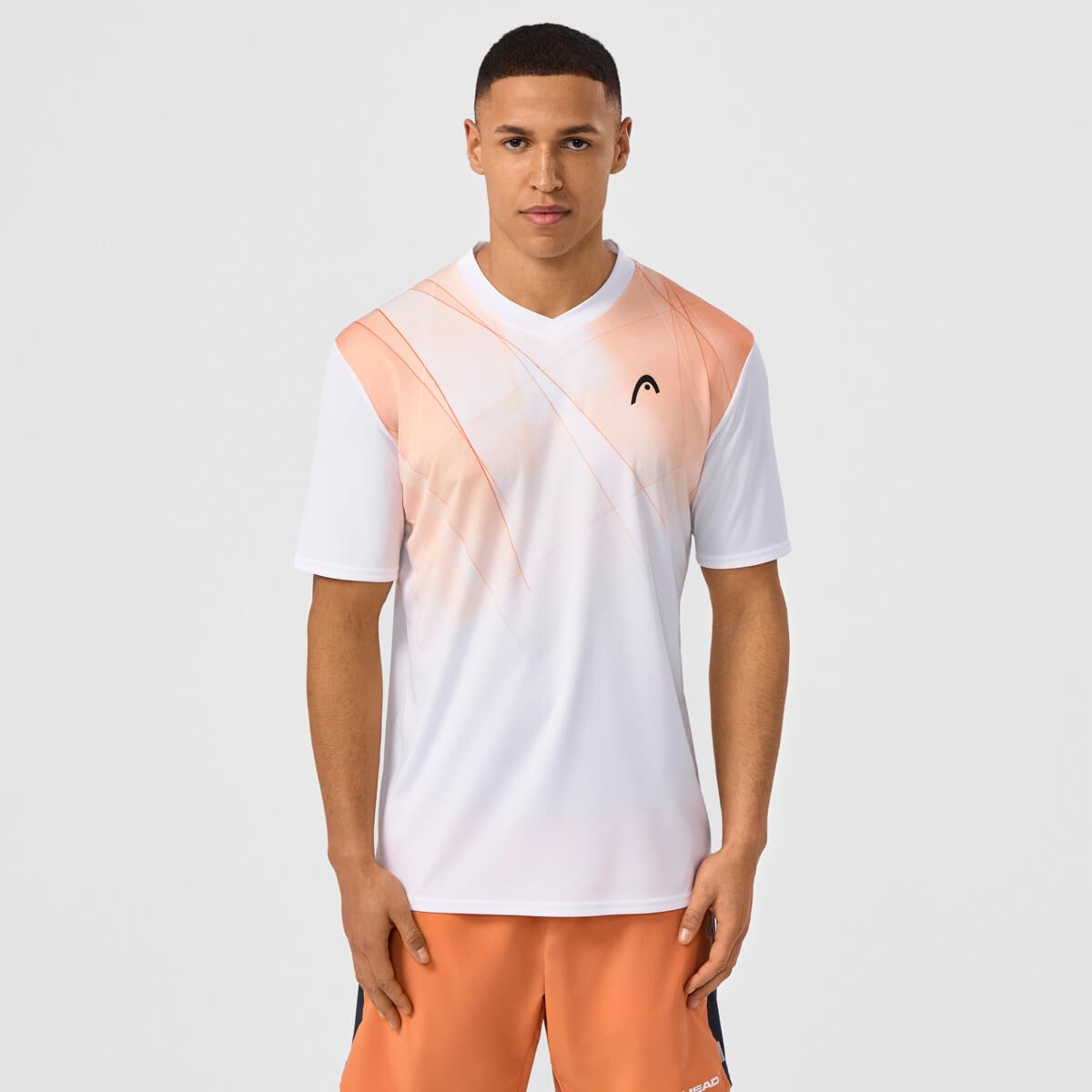 HEAD TOPSPIN T-Shirt Men, Print Vision m/Campfire Orang