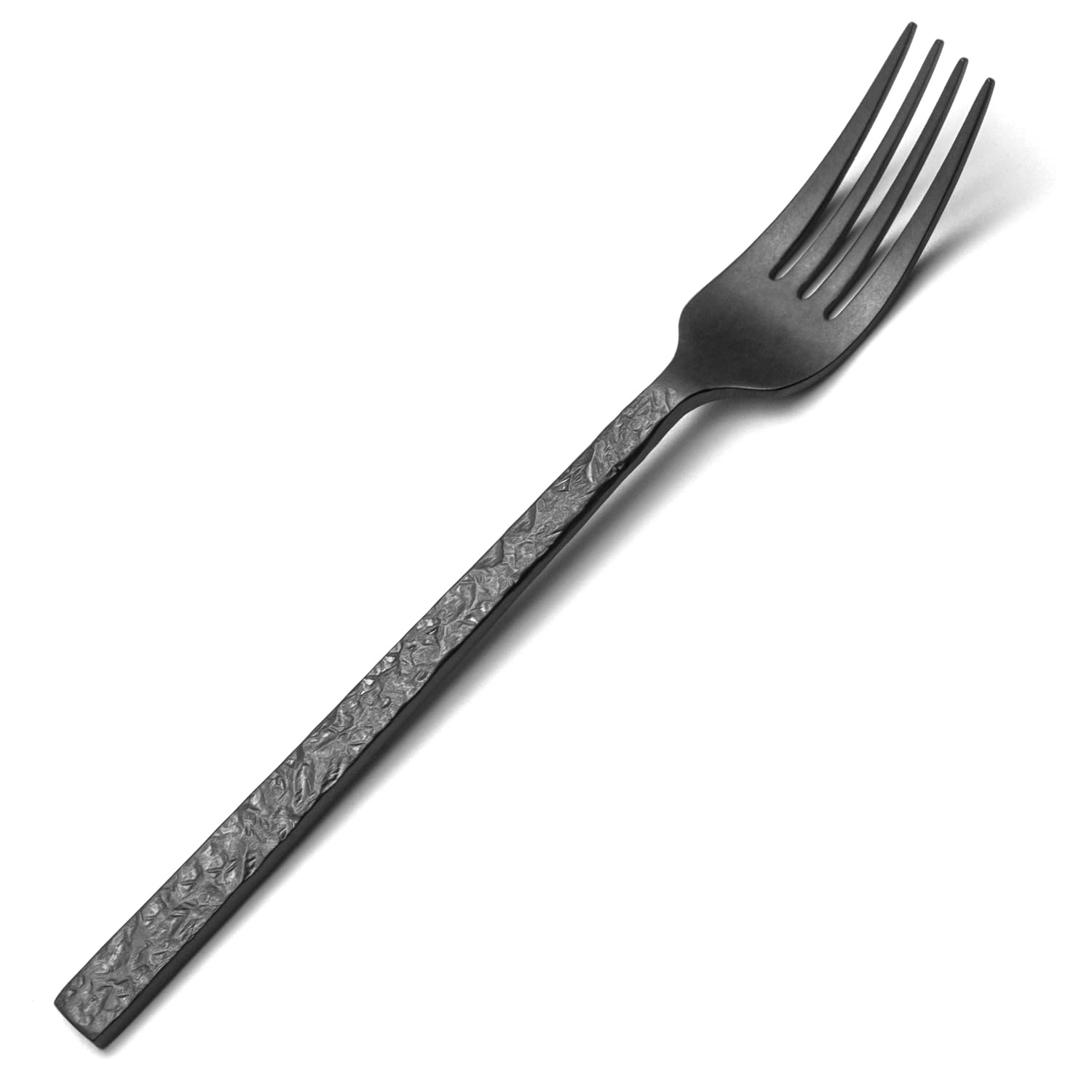 KINGSTONE 16 Piece Black Dinner Forks Set, 18/10 Stainless Steel