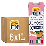 イソラビオ（isola BIO）オーガニック アーモンドミルク 無糖 1000ml×6本