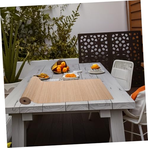 Chemin de table bambou sans éclats pour protéger votre table