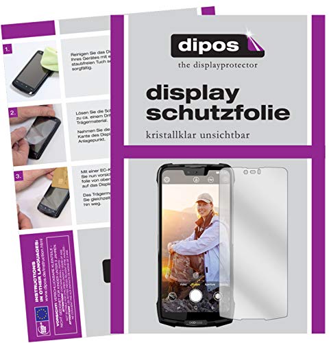 dipos I 2x Screen Protector compatible with Doogee S90 Protection Films clear