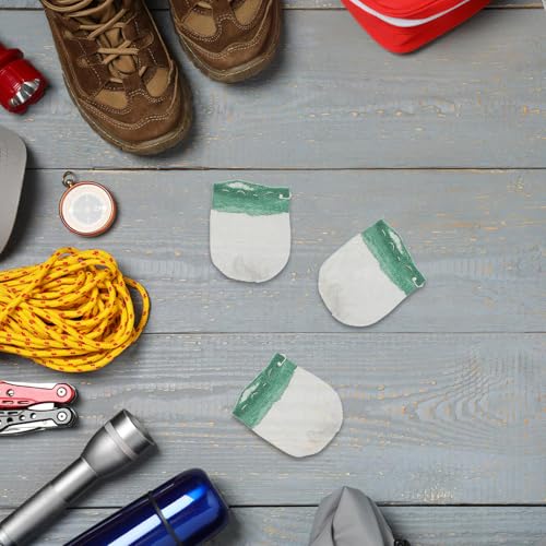 Lampe à gaz de camping : manchon abat-jour vert GARVALON et ses 10 rechanges haute température - 6