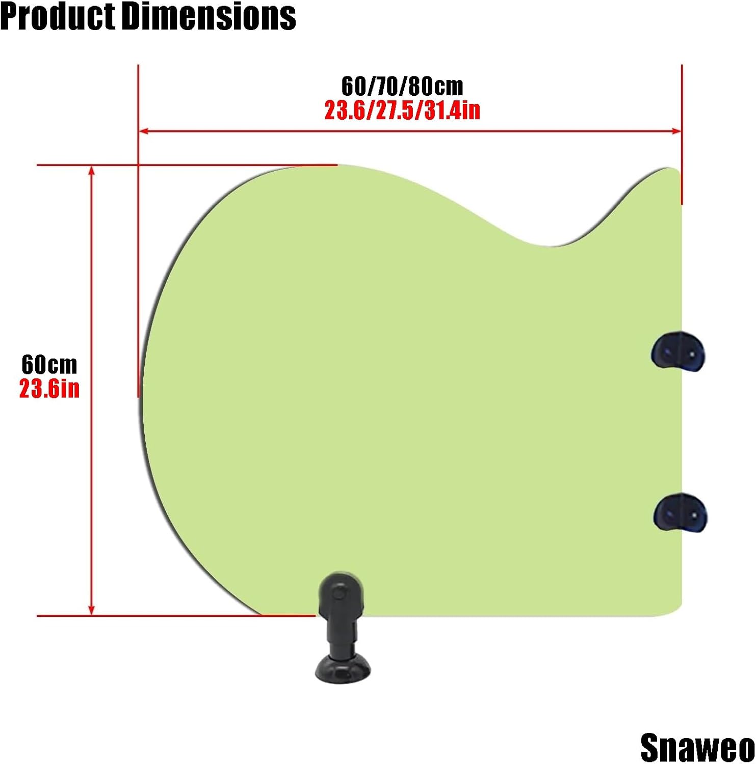 Urinal partition, Kindergartens Urinal Baffle, Water Proof Urinal Divider Partition, Floor-Mounted Urinal Accessories, for Schools/Shopping Malls/Public Places(Yellow,60x70cm 4pcs)