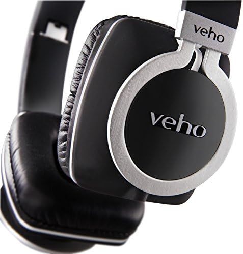 Veho VEP-008-Z8 Designer Aluminum Headphones with Detachable Flex Cord System and Folding Design