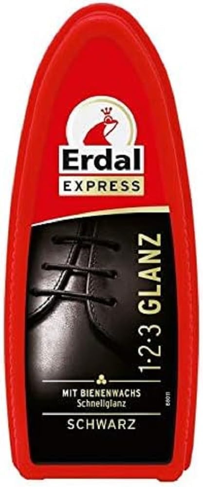 Erdal Item 1-2-3 Gloss Sponge, Black.
