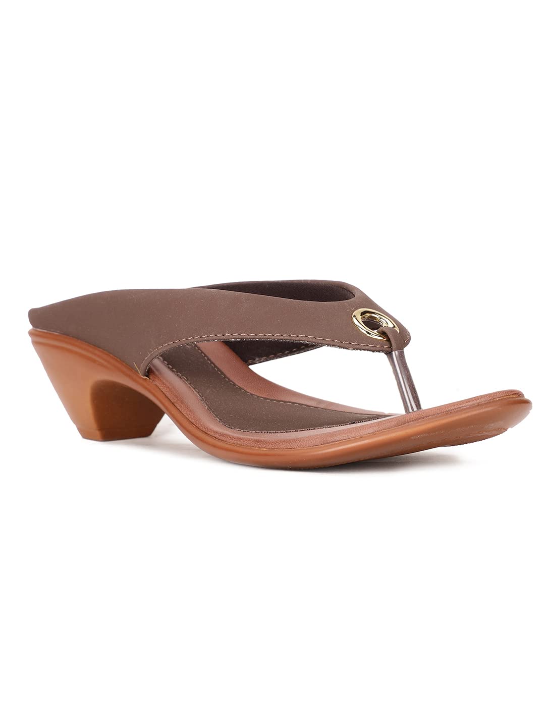 Bata Women Wedge Heel Thongs - Brown (3UK)