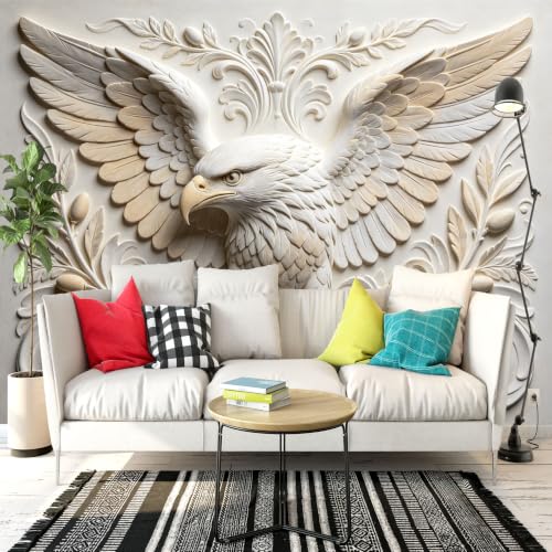 Escudo heráldico mural autoadhesivo para tapar imperfecciones de pared 6