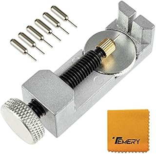 Zacro Watch Band Strap Link Pin Remover Repair Tool Kit for Watchmakers with Pack of 6 Extra Pins