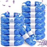 Dazhtu Lot de 12 Recharge Poubelle à Couches, 4,5M Sac Poubelle Couche Grande Capacité Étendu Épaissi Recharge, Bebe Recharge Sac Poubelle Couche Compatible, bleu