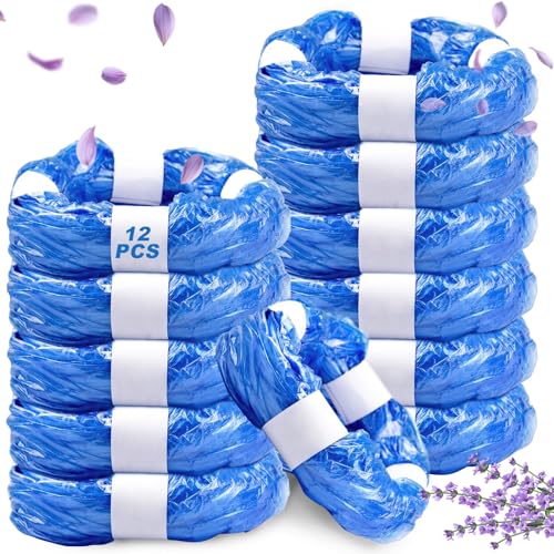Dazhtu Lot de 12 Recharge Poubelle à Couches, 4,5M Sac Poubelle Couche Grande Capacité Étendu Épaissi Recharge, Bebe Recharge Sac Poubelle Couche...