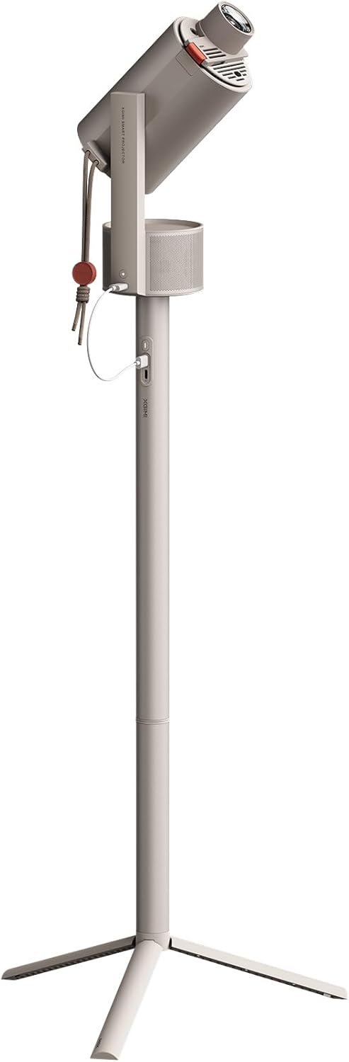 XGIMI MoGo 3 Pro 2024 NEW Outdoor Projector with PowerBase Stand – Includes Free Creative Optical Filter ($49.99 Value)