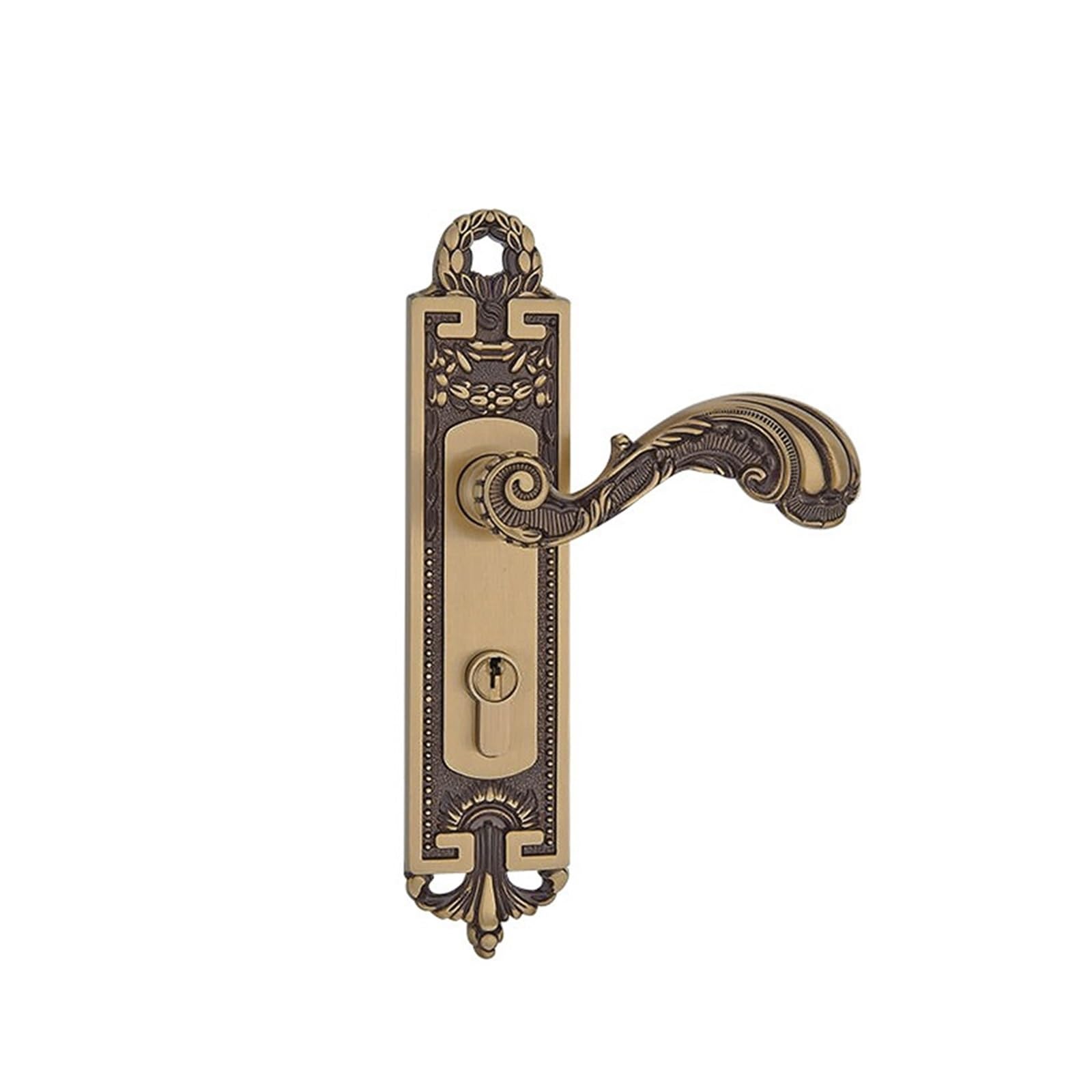 Aepqbgqj One Color Pure Copper Chinese Style Door Lock Silent Bedroom Interior