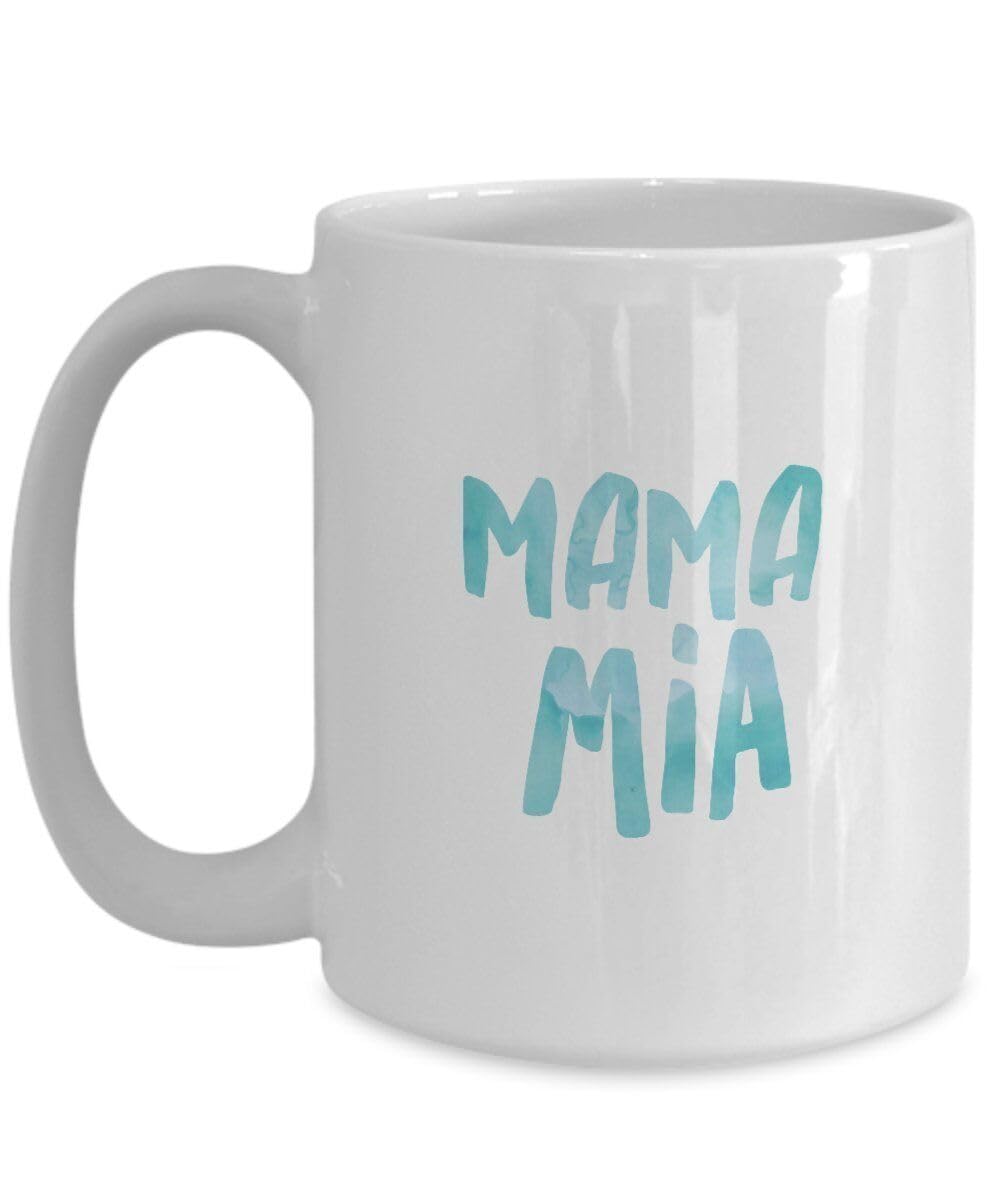 MUGSVILLA Mama Mia Mug - Italian Merchandise - Coffee Cup - Gift Present Printed Coffee and Tea Ceramic Mug- 320 ML Ceramic Coffee Mug 3360