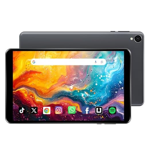HAOVM 8 Inch Android Tablet, Octa-Core Processor 2.0Ghz with 4GB RAM 64GB ROM,1TB Expand, Tablet Android 12 with GPS Built-in, Dual Camera, WiFi, BT5.0, Box Speakers, Parent Control