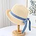 Women's Sun Straw Hat - Beach Vacation Autumn French Vintage Tie Brim Sun Hat for Women-Apricot02-Medium