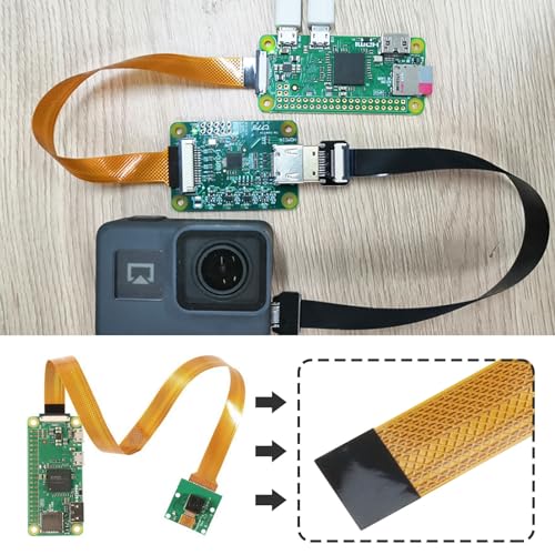 Cable FFC de cámara para Raspberry Pi Zero, 15 a 22 pines, cinta flexible de 15 cm, pack de 10 2
