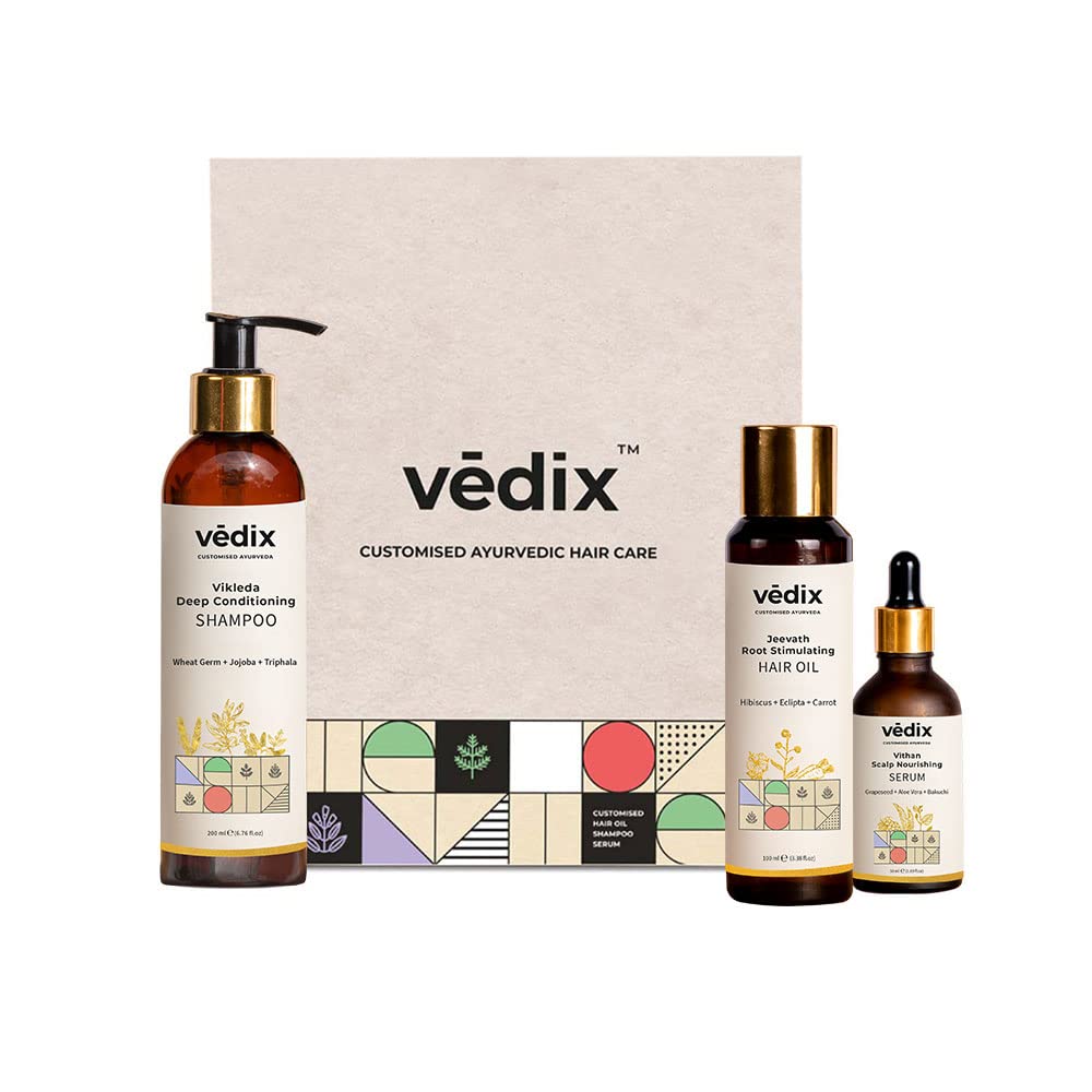 Vedix Ayurvedic Hair Care Set for Dry Hair | Customized for Dry