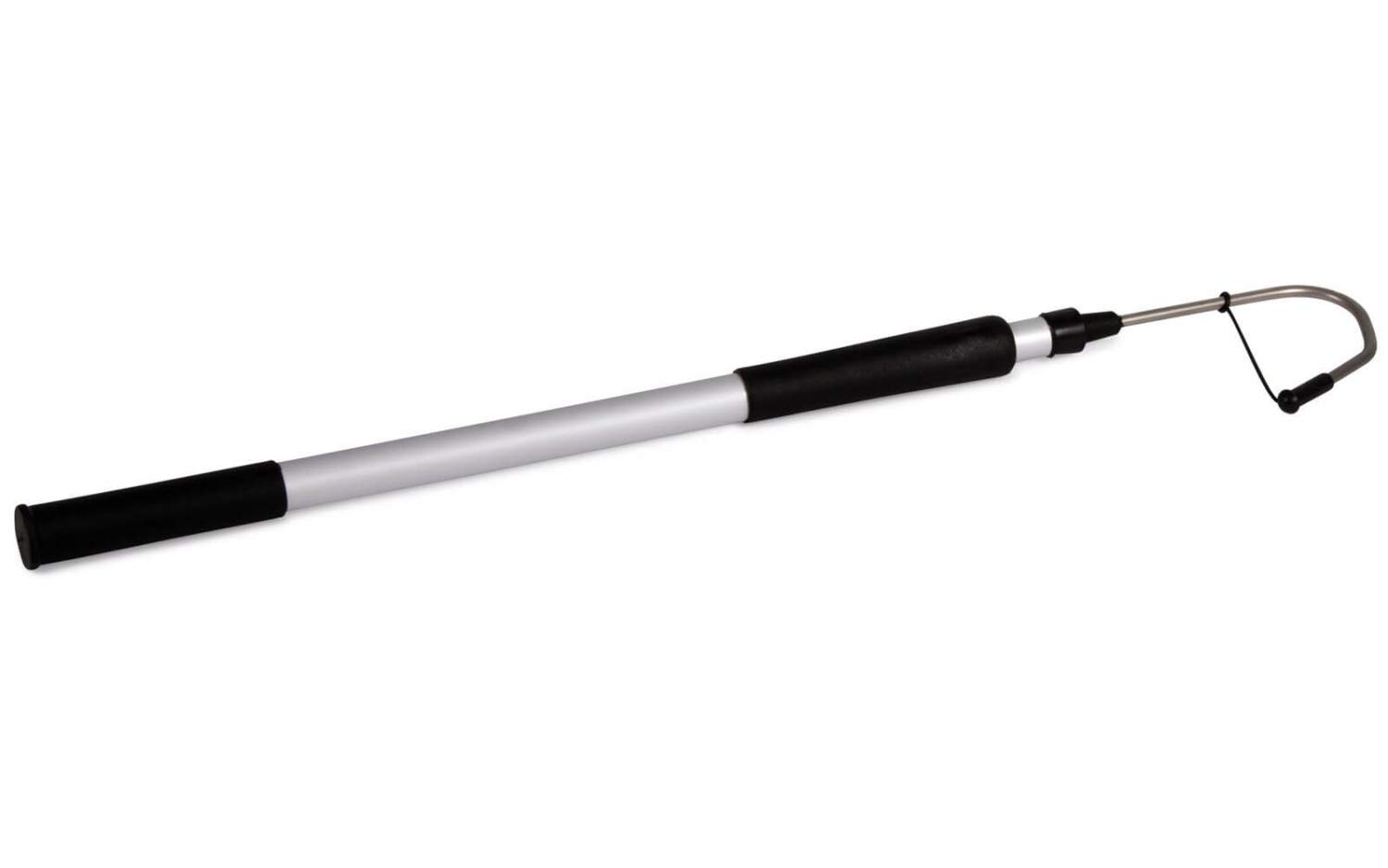 Teleskop-Bojenhaken 84-136 cm Aluminium Kunststoff, Edelstahl-Haken Schleusenhaken Haken Schleuse Boje Boot Bojen-Fänger Fanghaken