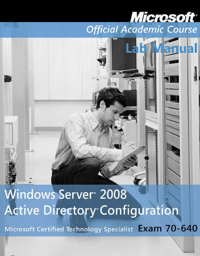 Microsoft Official Course Lab Manual Window Server 2008 Active ...