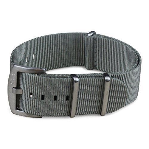 Image of BluShark - Original Collection Military-Style Waterproof Watch Strap, Fits All Timepiece Brands, Durable Nylon Wristwatch Accessories with Stainless Steel Buckle - 18mm, 20mm, 22mm & 24mm Watch Bands