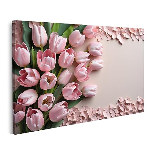 islandburner Tableau sur toile Cadre de tulipes de vacances Cadre Affiche Poster Murale Tableaux