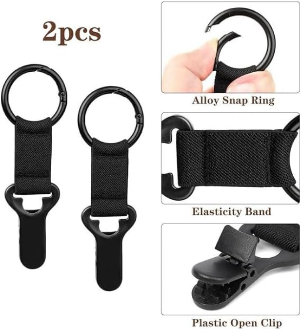 Multifunctional Straw Hat Clips for Travel, Beach & Outdoor, Hands-Free Hat Holder for Bag, Backpack, Purse, Tote & Luggage, Pack of 2 image 2