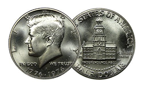 1976 S 1976-S Silver Bicentennial Kennedy Half Dollar Mint State Half Dollar Brilliant Uncirculated - View 7