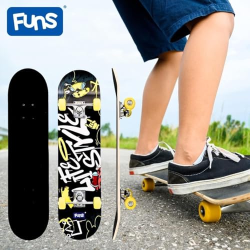Skate Semiprofissional Infantil, 79 cm, Completo e Montado, até 50 kg