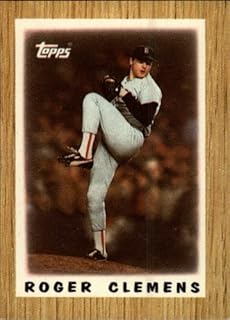 1987 Topps Mini Leaders Baseball Card #42 Roger Clemens