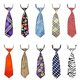 Segarty Dog Ties for Large Dogs, Pet Neck Tie, with Adjustable Collar, Bulk Bow Ties Bowties Necktie Grooming Accessories for Girl Boy Dog Valentines Holiday Birthday Wedding Cosplay Costumes