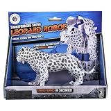 Forest & Twelfth Snow Leopard 5' Animal Toys – Transforming Action Figure – Changes from a Detailed Animal Toy to a Unique Robot Toy in Seconds – Great Gift for Both Girls and Boys (Snow Leopard)