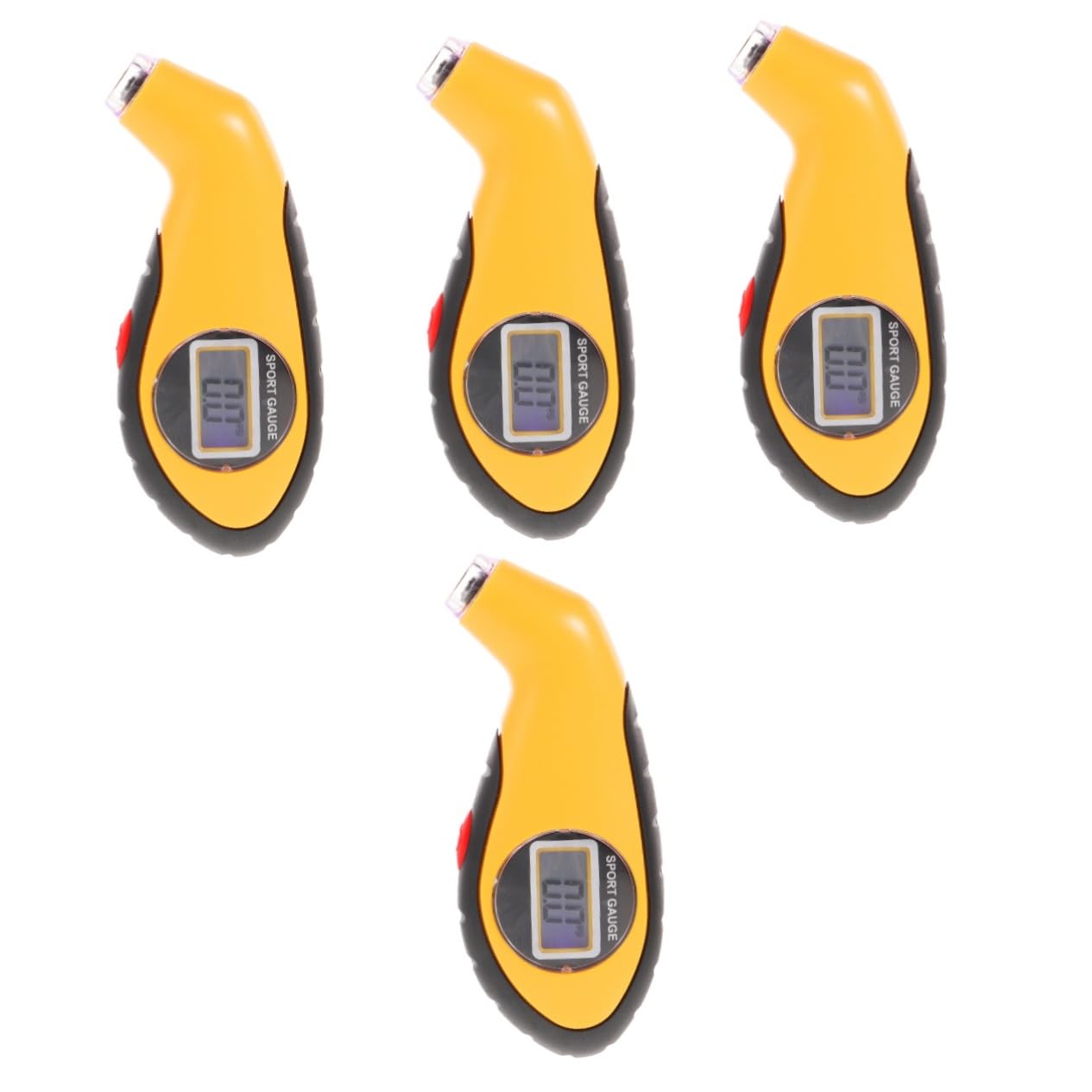 Gatuida 4pièces Jauge De Pression Pneumatique Numérique Manomètre Électronique Pour Voitures Et Testeur De Pression Pneus Avec De Gonflage Rapide Et Design