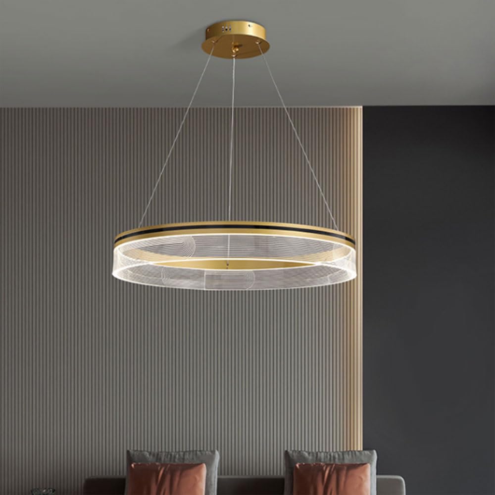 Lustre à fil anneau éclairage intérieur CONERY suspension nordique moderne