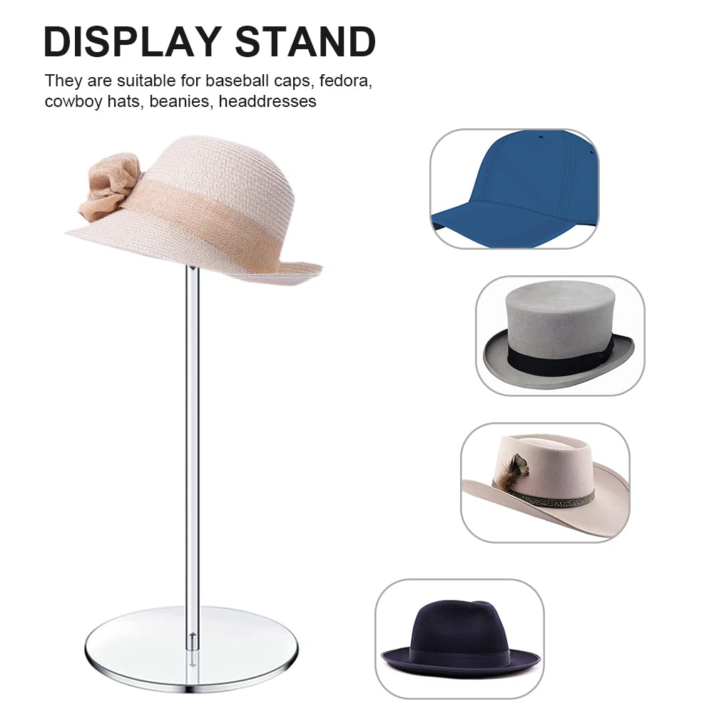 2 X Acryl-Hutständer Für Baseballcaps – Transparente Cap-Halter Zur Ordentlichen Aufbewahrung