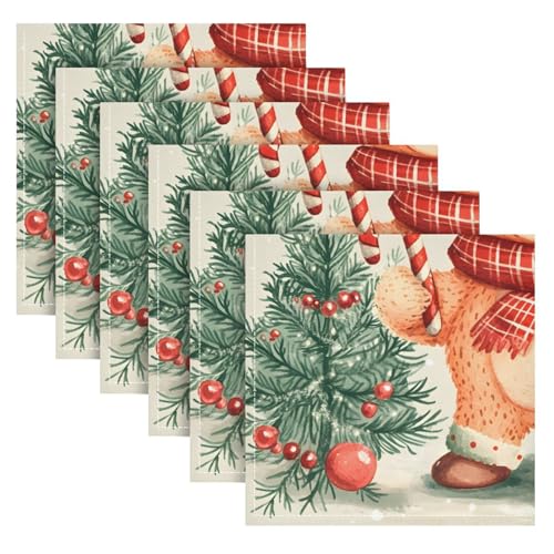Servilletas de tela cuadradas STAYTOP pack x6 20x20 pulgadas miniatura 6