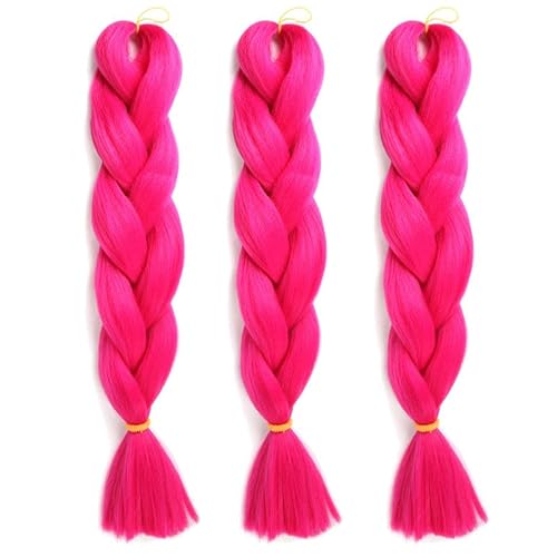 IFLY �E�B�b�O �G�N�X�e���V���� �u���C�Y �҂ݍ��� �O���f�[�V���� �O�҂� �X�g���[�g �ϔM �������w�A�[ �j���q�����p 3�{�Z�b�g����g�������� �񎟉� �f�[�g �p�[�e�B24inch/60cm 100g/�{ (IIIPINK)