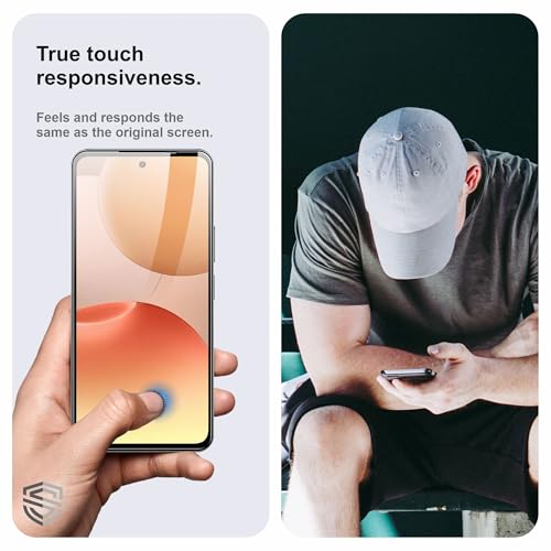 Image of Military-Grade Gorilla Tempered Glass For Realme P4x (6.78 Inch) With Installation Kit | Edge to Edge Coverage | Black