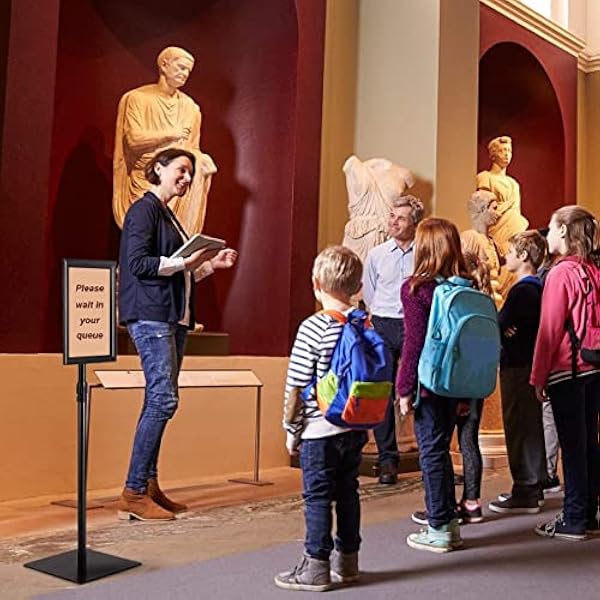 LVTFCO Teken Verstelbare Voetstuk Poster Stand, Poster Teken Stand Staande Teken Houders, Heavy Duty Voetstuk Poster Teken Stand, Reclame Zakelijk Menu Teken Houder