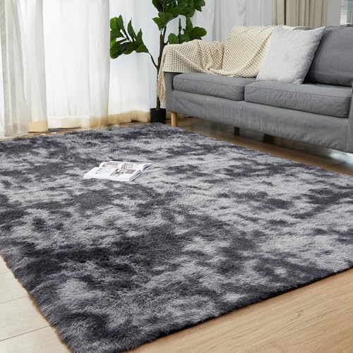 Humube Large 6x9 Shaggy Area Rug for Living Room & Bedroom