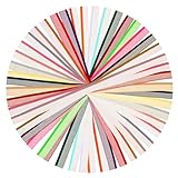 Exircy 24 Stück Buchbinder Stirnbänder, 30 x 1.4cm Baumwoll Buchbinder Stirnbänder Set für Buchbindeanfänger Buchreparatur Buchdekoration